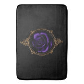 Romantische, Gothic Paarse Rozen Badmat (Voorkant Verticaal)