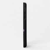 Romantische Gothic Roze Monogram Case-Mate iPhone Case (Achterkant/links)