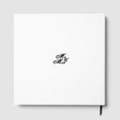 Romantische Gotische bruiloft gastenboek met Spide (Achterkant)