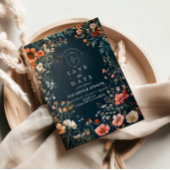 Romantische gotische bruiloft save the date