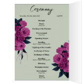 Romantische Gotische Liefhebbers Elegant Bloemprog (Binnen (Links))