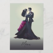 Romantische Gotische Liefhebbers Elegant Gourmet M Menu (Voorkant)