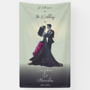 Romantische Gotische Lovers Elegant Bruiloft Welko Spandoek