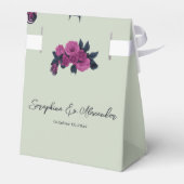 Romantische Gotische Lovers Elegant Dank U Bedankdoosjes (Achterkant)