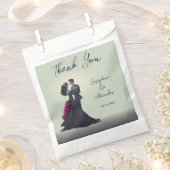 Romantische Gotische Lovers Elegant Dank U Bedankzakje (Geknipt)