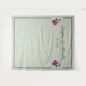 Romantische Gotische Lovers Elegante Bruiloft Acht Wandkleed (Voorkant (horizontaal))