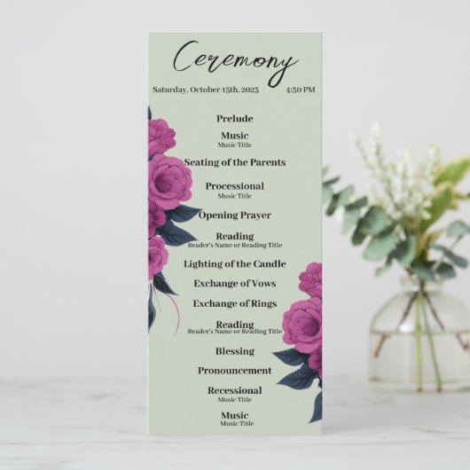 Romantische Gotische Lovers Minimale Huwelijksprog Kaart (Staand voorkant)