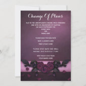 Romantische gotische rozen & bloemblaadjes Wijzigi Kaart (Voorkant)