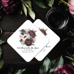 Romantische Gotische Waterverf Raven Floral Weddin Kartonnen Onderzetters<br><div class="desc">Deze gothic floral raven bruiloft ontwerp is voorzien van een eenvoudige, humeurige waterverf afbeelding van een raaf neergestreken op een boeket. Ideaal voor een romantische gothic bruiloft of een andere speciale gelegenheid. Het is prachtig geschikt voor een spookachtig thema evenement in de herfst of een uniek winterevenement in een casual...</div>