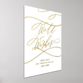 Romantische gouden folie Elegante bruiloft goed we Afdrukken (Laagn)