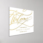 Romantische gouden folie Elegante Fancy bruiloft W Folie Afdrukken (Laagn)