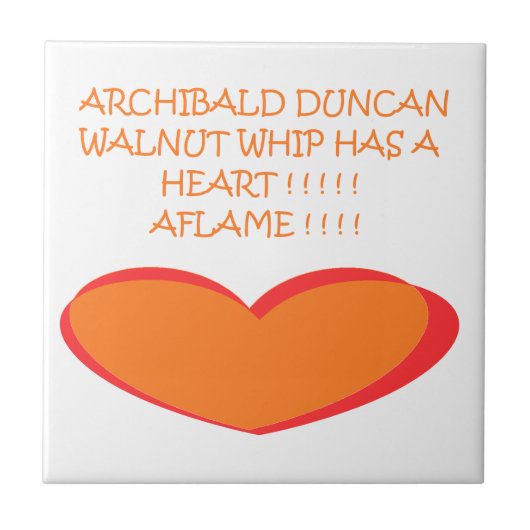 ROMANTISCHE GRAPPIGE GRAP ONTWERP KLEUREN SINAASAP TEGELTJE (Voorkant)