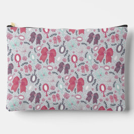 Romantische Grey Bows en Rozen Etui