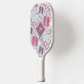 Romantische Grey Bows en Rozen Pickleball Paddle (Links)