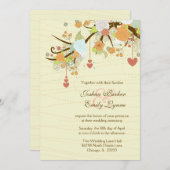 Romantische grillen en hartenbruiloft nodigen kaart (Voorkant / Achterkant)