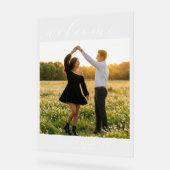 Romantische groene foto acryl bord (Hoek)