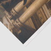 Romantische Halloween Skelet Koppel Decoupage Tissuepapier (Detail)