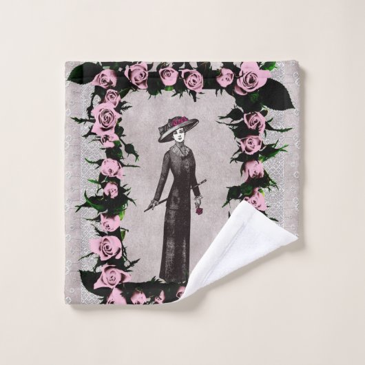 Romantische  handdoekset bad handdoek (Wasdoekje)