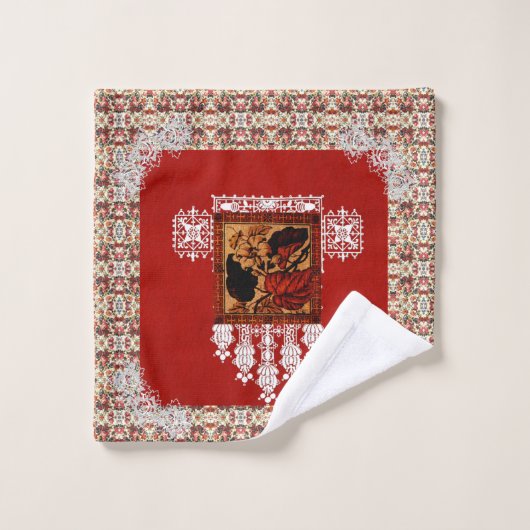 Romantische  handdoekset bad handdoek (Wasdoekje)