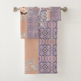 Romantische handdoekset bad handdoek