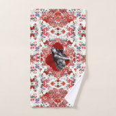Romantische  handdoekset bad handdoek (Handdoek)