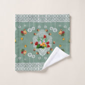 Romantische  handdoekset bad handdoek (Wasdoekje)