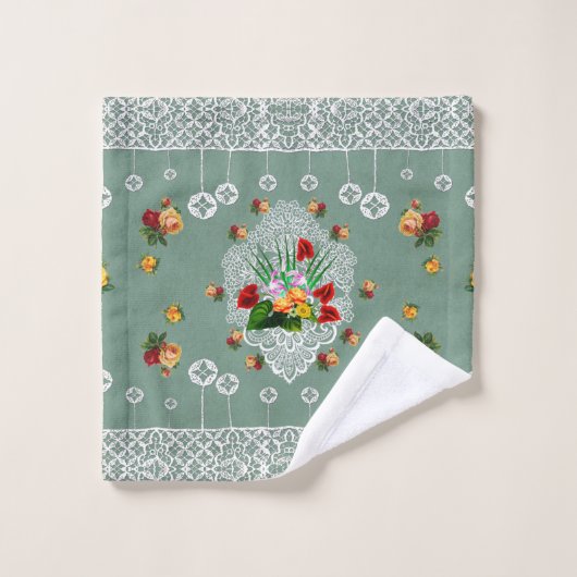 Romantische  handdoekset bad handdoek (Wasdoekje)