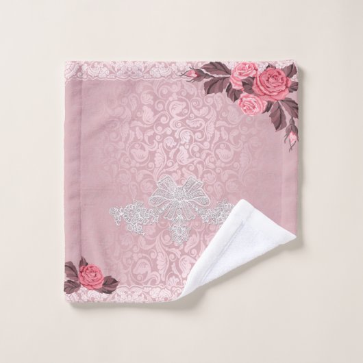 Romantische  handdoekset bad handdoek (Wasdoekje)