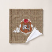 Romantische  handdoekset bad handdoek (Wasdoekje)