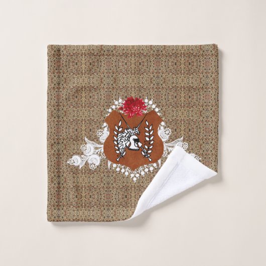 Romantische  handdoekset bad handdoek (Wasdoekje)