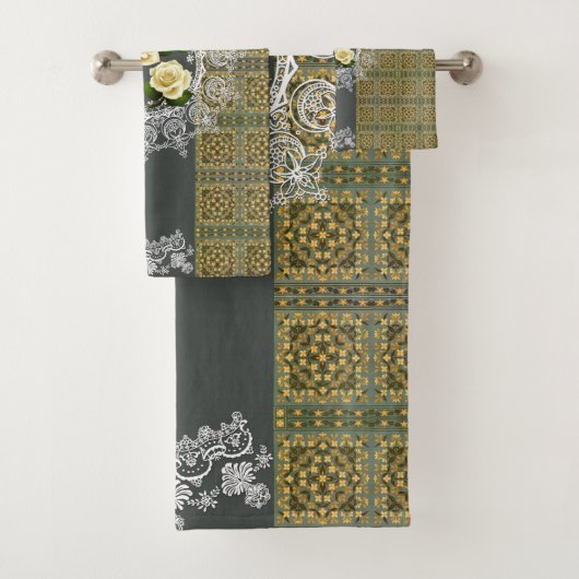 Romantische  handdoekset bad handdoek (Insitu)