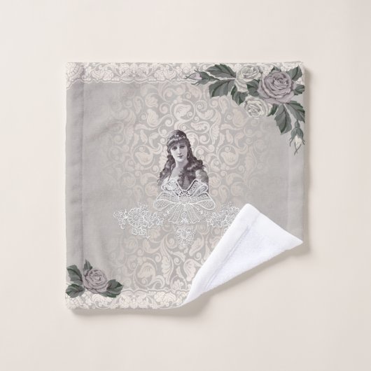 Romantische  handdoekset bad handdoek (Wasdoekje)