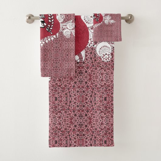 Romantische  handdoekset bad handdoek (Insitu)