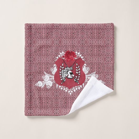 Romantische  handdoekset bad handdoek (Wasdoekje)