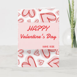 Romantische Hart Liefdekaart – Valentijnsdag Vakan Feestdagen Kaart
