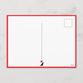 Romantische hartboom mannelijk paar feestdagenkaart (Achterkant)