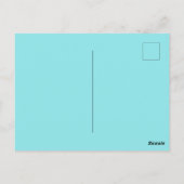 Romantische harten circulair briefkaart (Achterkant)