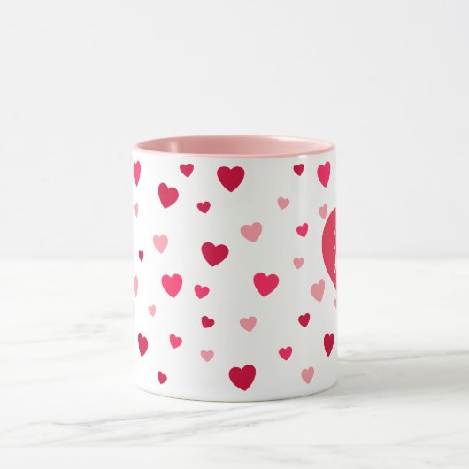 Romantische harten Collectie Valentijnse Mok (Midden)