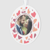 Romantische Harten - Custom Photo Ornament (voorkant)