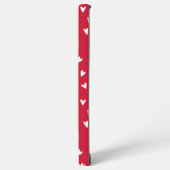 Romantische harten | Naam gepersonaliseerd monogra Samsung Galaxy Hoesje (Linkerkant)