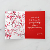 Romantische harten voor hem Valentijn's Day Feestdagen Kaart (Binnen)