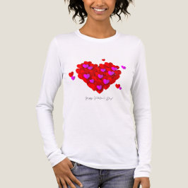 Romantische Hartjes Valentijn Tri-Blend T-shirt