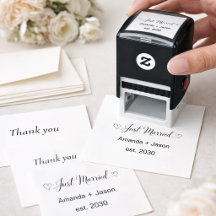 Romantische Hartjes Zojuist Getrouwd Zwart Schrift