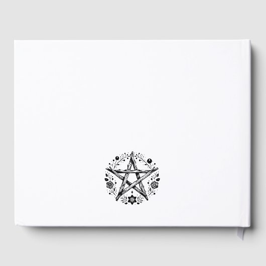 Romantische heidense wicca bruiloft gastenboek (Achterkant)