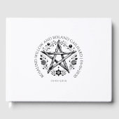 Romantische heidense wicca bruiloft gastenboek (Voorkant)