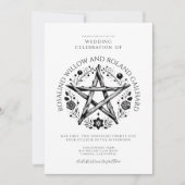 Romantische heidense wicca bruiloft kaart (Voorkant)