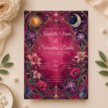 Romantische Hemelse Art Nouveau Bruiloft