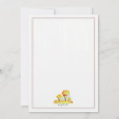 Romantische Herfst Bewegende Aankondiging (Achterkant)