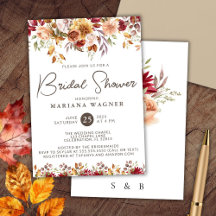 Romantische herfst bloem bruiloft borrel