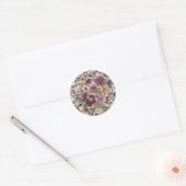 Romantische herfst bloemmotief sticker (Envelop)